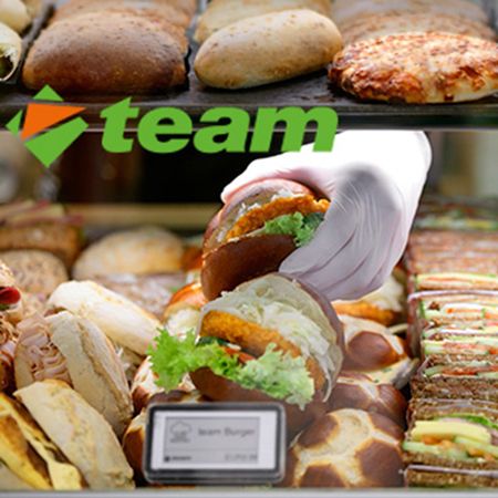 Brötchentheke Kunde team